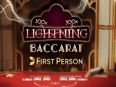 Изображение Карточная игра Firstperson Lightning Baccarat 1