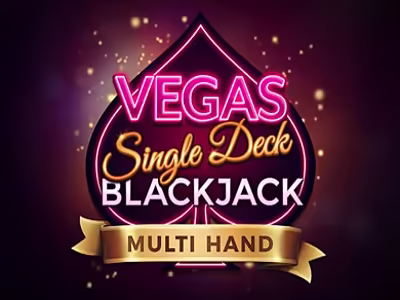 Изображение Карточная игра Multihand Vegas Single Deck Blackjack